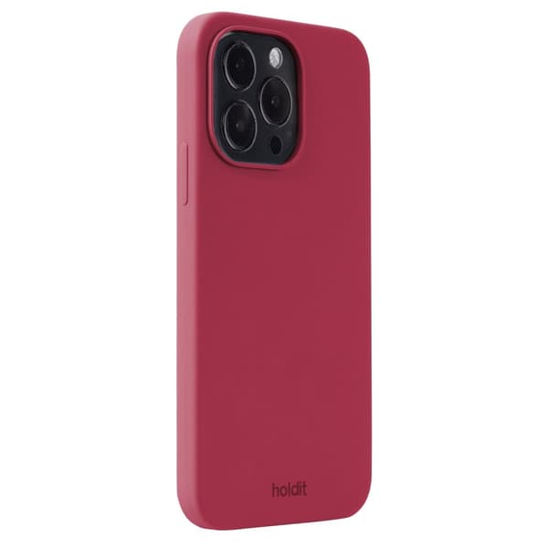 holdit iPhone 15 Pro Max Mobilskal Silikon Red Velvet
