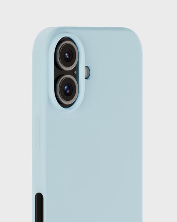 holdit iPhone 16 Mobilskal Silikon Mineral Blue