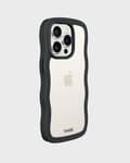 Miniatyrbild 3 av 5: holdit iPhone 15 Pro Max Skal Wavy Svart/Transpare