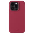 Miniatyrbild 1 av 3: holdit iPhone 15 Pro Mobilskal Silikon Red Velvet