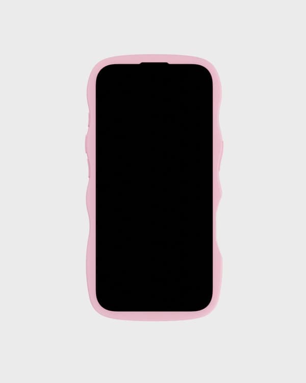 holdit iPhone 16 Plus Skal Wavy Pink/Transparent