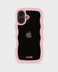 Miniatyrbild 2 av 4: holdit iPhone 16 Plus Skal Wavy Pink/Transparent
