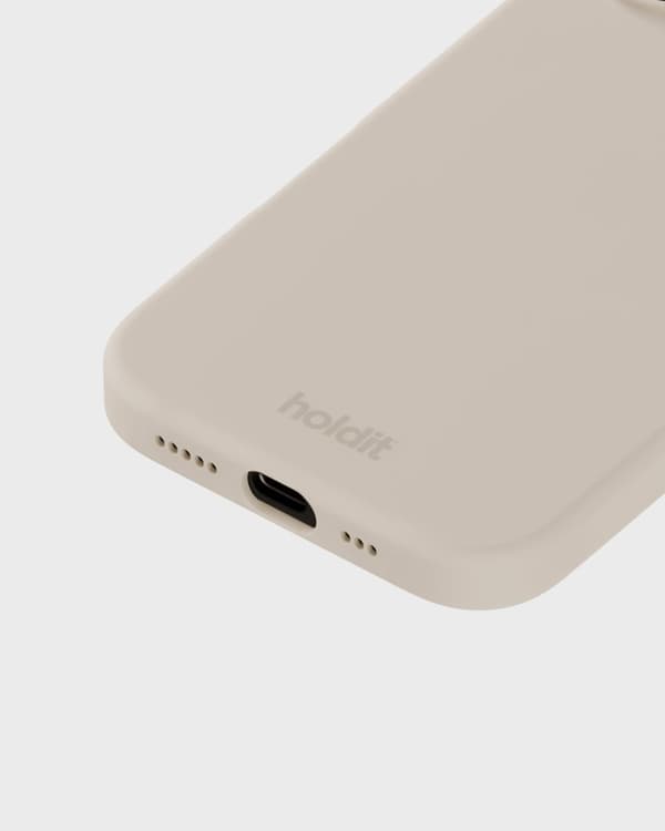 holdit iPhone 16 Mobilskal Silikon Ljus Beige