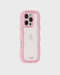 Miniatyrbild 3 av 4: holdit iPhone 16 Pro Max Skal Wavy Pink/Transparent