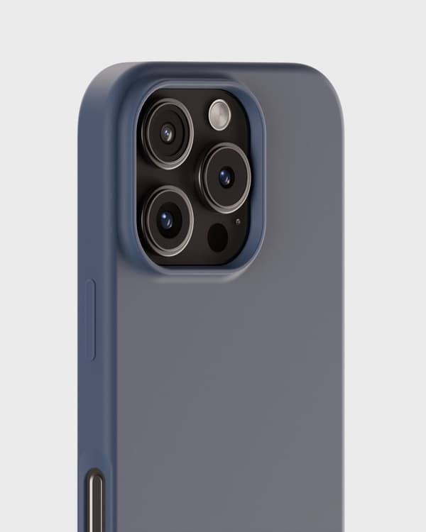 holdit iPhone 16 Pro Mobilskal Silikon Pacific Blue