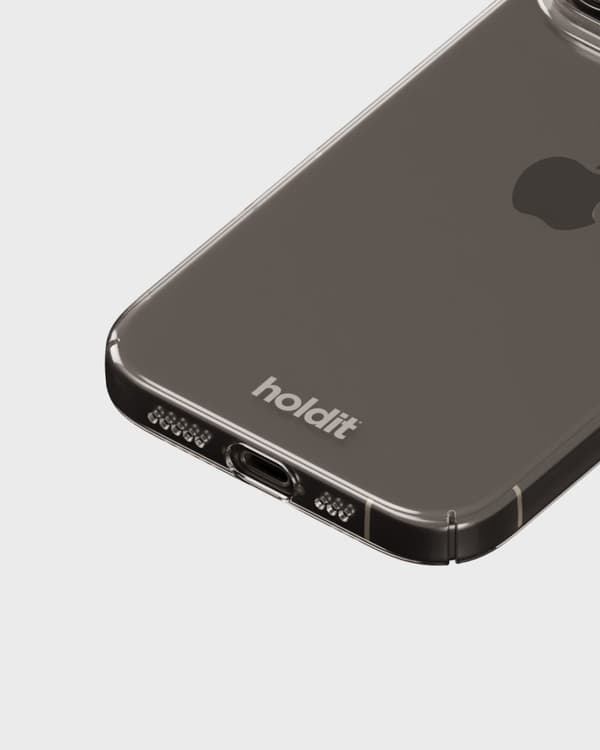 holdit iPhone 16 Pro Mobilskal Slim Transparent