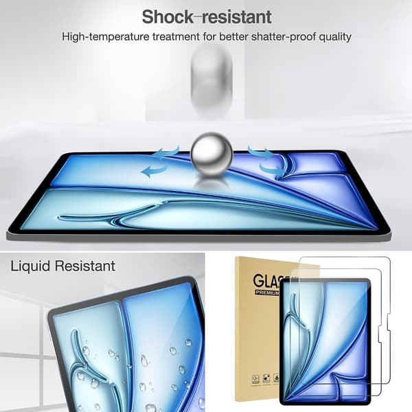 iPad Air 13 2025/2024 2-PACK Skärmskydd Härdat Glas