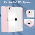 Miniatyrbild 6 av 6: iPad Air 13 2025/2024 Fodral Hybrid Med Pennhållare Rosa
