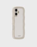 Miniatyrbild 3 av 4: holdit iPhone 16 Skal Wavy Light Beige/Transparent