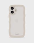 Miniatyrbild 1 av 4: holdit iPhone 16 Skal Wavy Light Beige/Transparent