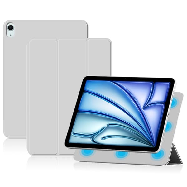 iPad Air 13 2025/2024 2in1 Magnetiskt Fodral Grå