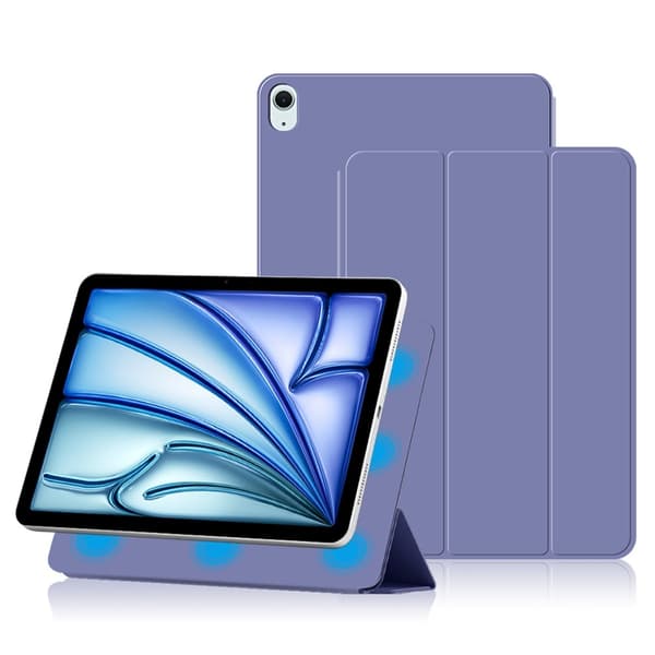 iPad Air 13 2025/2024 2in1 Magnetiskt Fodral Lila