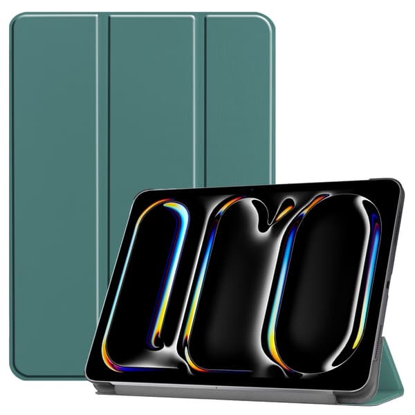iPad Pro 11 2024 Fodral Tri-Fold Grön