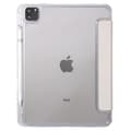 Miniatyrbild 4 av 6: iPad Pro 11 2024 Fodral Tri-Fold Pennhållare Hybrid Grå