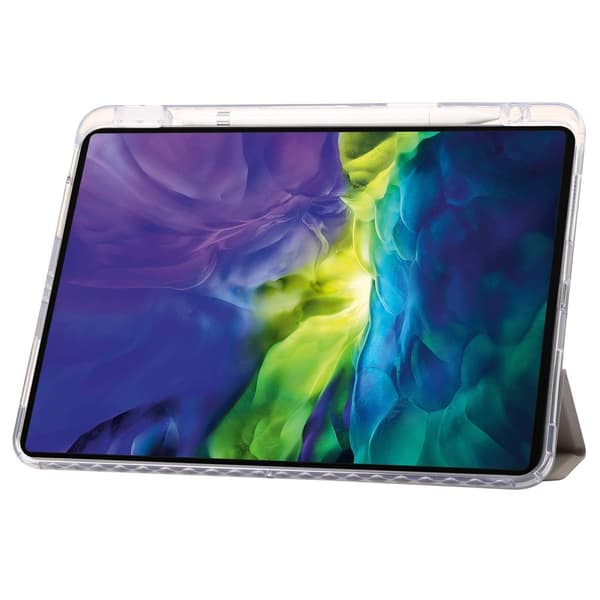 iPad Pro 11 2024 Fodral Tri-Fold Pennhållare Hybrid Grå