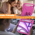 Miniatyrbild 4 av 6: iPad Pro 13 2024/Air 13 2025/2024 Skal EVA Kickstand Rosa