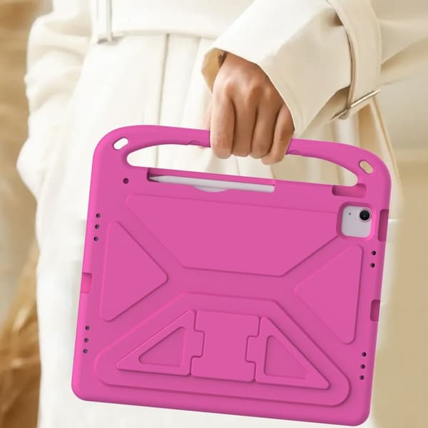iPad Pro 13 2024/Air 13 2025/2024 Skal EVA Kickstand Rosa