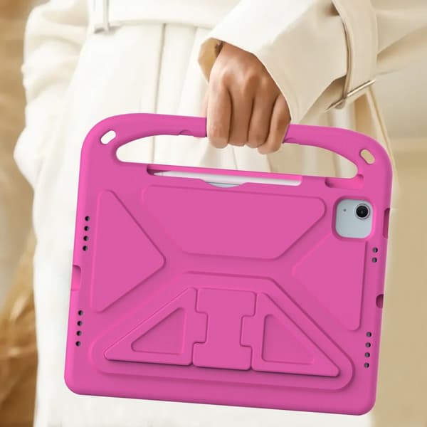iPad Pro 11 2024/Air 11 2025/2024 Skal EVA Kickstand Rosa