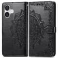 Miniatyrbild 1 av 6: iPhone 16 Fodral Mandala Läder Svart