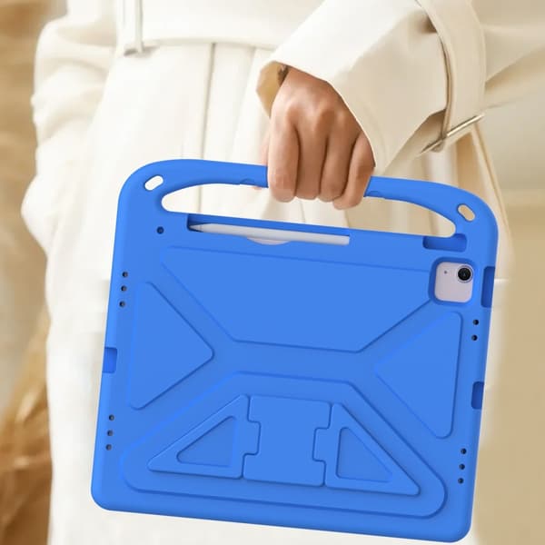 iPad Pro 13 2024/Air 13 2025/2024 Skal EVA Kickstand Blå
