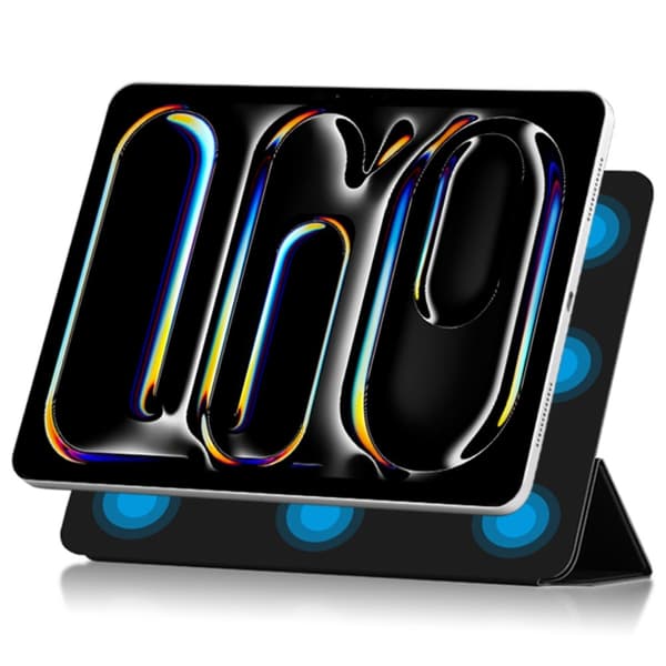 iPad Pro 11 2024 2in1 Magnetiskt Fodral Svart