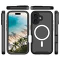 Miniatyrbild 5 av 5: iPhone 16 Plus Skal MagSafe 360 Hybrid Defense Svart