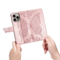 Miniatyrbild 4 av 6: iPhone 16 Pro Max Fodral Med Fjäril Tryck Roséguld