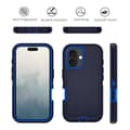 Miniatyrbild 3 av 5: iPhone 16 Plus Skal Xtreme Shockproof Hybrid Blå