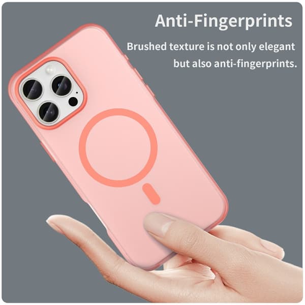 iPhone 16 Pro Max Skal MagSafe Slim Matt Röd