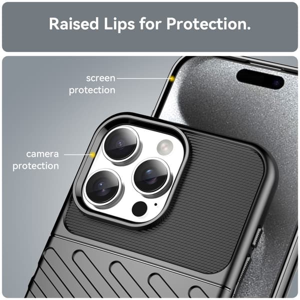 iPhone 16 Pro Max Skal Twill Textur Svart