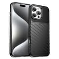 Miniatyrbild 1 av 6: iPhone 16 Pro Max Skal Twill Textur Svart