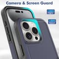 Miniatyrbild 4 av 5: iPhone 16 Pro Skal Extreme Shockproof Mörk Blå