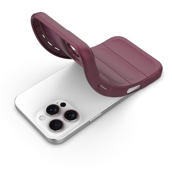 iPhone 16 Pro Skal Magic Shield Vinröd