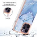 Miniatyrbild 5 av 6: iPhone 16 Pro Max Skal TPU Marmor Blå