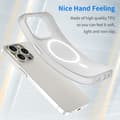 Miniatyrbild 4 av 6: iPhone 16 Pro Max Skal MagSafe Slim Matt Vit