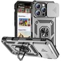 Miniatyrbild 1 av 6: iPhone 16 Pro Max Skal CamShield Ring Hybrid Silver