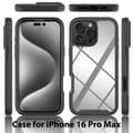 Miniatyrbild 6 av 6: iPhone 16 Pro Max Skal Hybrid Defence Svart