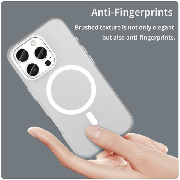 iPhone 16 Pro Skal MagSafe Slim Matt Vit