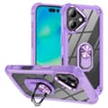 Miniatyrbild 1 av 6: iPhone 16 Skal Shockproof Ring Hybrid Lila