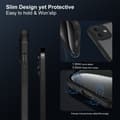 Miniatyrbild 5 av 6: LEEU DESIGN iPhone 16 Pro Max Skal Shockproof Svart