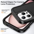 Miniatyrbild 5 av 6: iPhone 16 Pro Skal Xtreme Shockproof Hybrid Svart