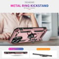 Miniatyrbild 2 av 6: iPhone 16 Skal Shockproof Hybrid Ring Roséguld