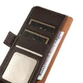 Miniatyrbild 5 av 6: KHAZNEH Motorola Edge 50 Fodral RFID Äkta Läder Brun