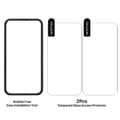 Miniatyrbild 5 av 6: NORTHJO iPhone 16 Plus Skärmskydd Härdat Glas 2-PACK inkl. Ram
