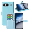 Miniatyrbild 5 av 6: OnePlus Nord 4 Fodral Litchi Läder Blå