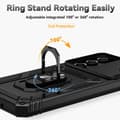Miniatyrbild 4 av 6: Samsung Galaxy A16 Skal CamShield Ring Hybrid Svart