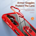 Miniatyrbild 6 av 6: Samsung Galaxy A16 Skal Shockproof Ring Hybrid Röd