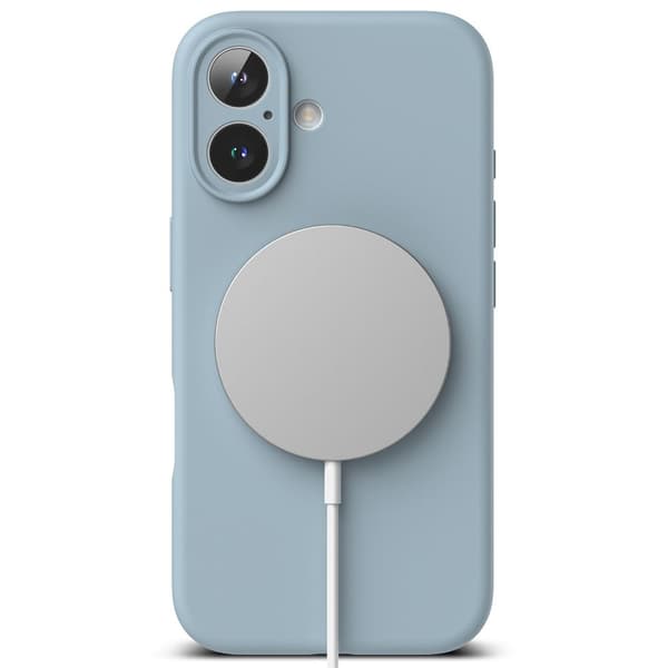 Ringke iPhone 16 Skal MagSafe Silikon Blå