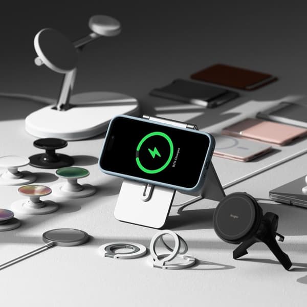 Ringke iPhone 16 Skal MagSafe Silikon Blå