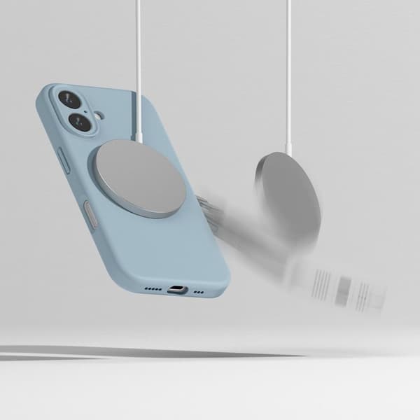 Ringke iPhone 16 Skal MagSafe Silikon Blå
